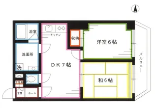 アーサメイジャー【6階】の間取り