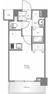 1Rの間取り画像