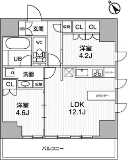 nido SUGAMO【14階】の間取り