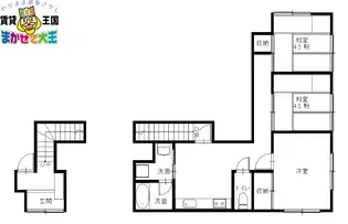 長崎県長崎市大橋町【一戸建】の間取り