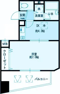 神奈川県川崎市川崎区浜町1【マンション】の間取り