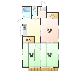 山形県山形市小白川町4【一戸建】の間取り