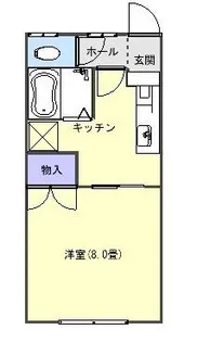 1Kの間取り画像