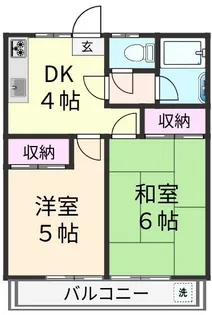 上水ハイム【2階】の間取り