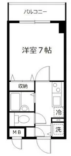 アサイガーデンコート【3階】の間取り