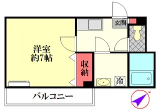 フルセイル宮下本町【1階】の間取り