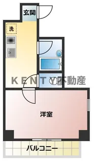 オークレット洗足池【2階】の間取り