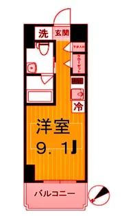 スパシエ東神奈川【3階】の間取り