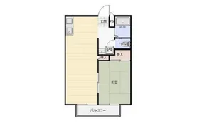 サンプラザA【2階】の間取り