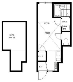 アートヒルズ関町北II【1階】の間取り
