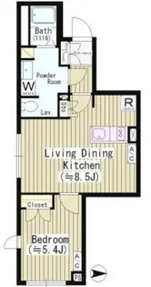 Joyous Gard 代々木【5階】の間取り