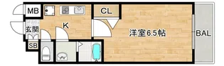 大阪府大阪市阿倍野区美章園1【マンション】の間取り