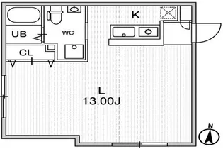 Le Clair代々木 レクレア代々木【1階】の間取り