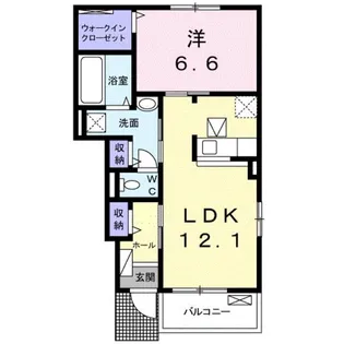 フューチャーSI 2【1階】の間取り