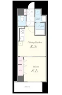 N residence SUMIYOSHI【2階】の間取り