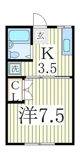 コーポ第一サンライズ【2階】の間取り