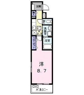 エクセルシオールII【1階】の間取り