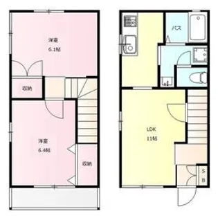 フローラルパレス 梅の間取り