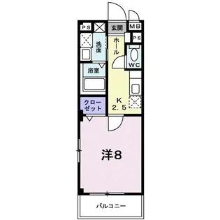 ソレイユ ツダヌマ【4階】の間取り