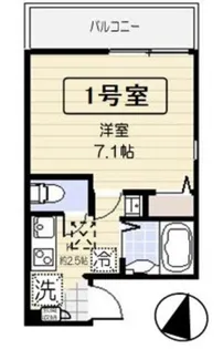 アクティ氷川台【1階】の間取り