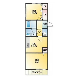 東京都荒川区西尾久1【マンション】の間取り