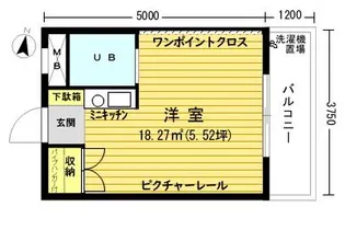 トレイスヒル【1階】の間取り