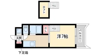 FIVE TWO【8階】の間取り