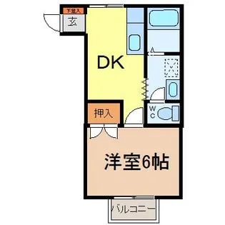 イーストヒル【2階】の間取り