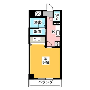 REGALO覚王山【3階】の間取り