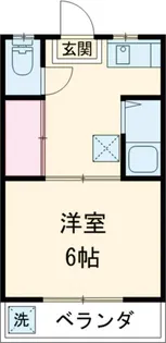 コーポ豊田【2階】の間取り