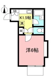東京都世田谷区桜上水5【アパート】の間取り