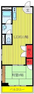 東栄コーポ【4階】の間取り