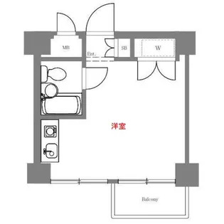 東京都大田区大森西3【マンション】の間取り