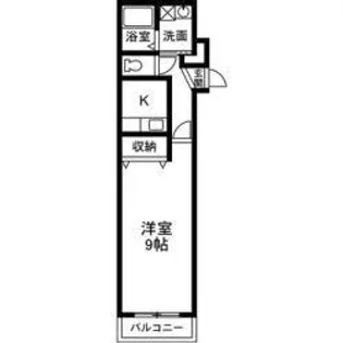 上並榎アパートメント【2階】の間取り