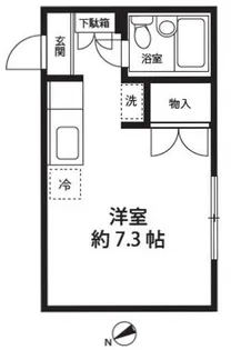 ラ・シェルボン【1階】の間取り