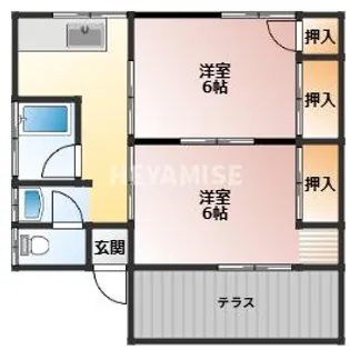 樋口アパート【1階】の間取り
