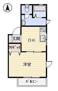 HOPEハイツ【1階】の間取り