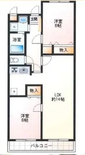 グランシャリオ片倉A【1階】の間取り