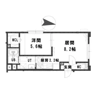ルミエールApple【1階】の間取り