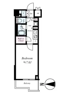 ルーブル板橋区役所前【12階】の間取り