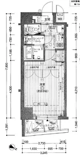 エステムプラザ世田谷・千歳烏山【7階】の間取り