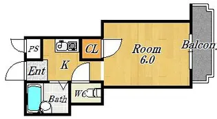 サンライフ【5階】の間取り