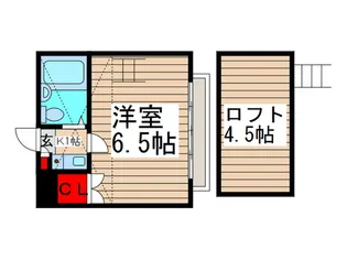 メイプルハウス南海神B【2階】の間取り