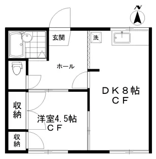 パークメゾン元住吉【2階】の間取り