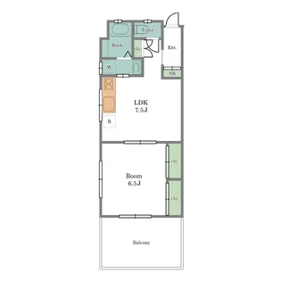 メゾン中野【1階】の間取り