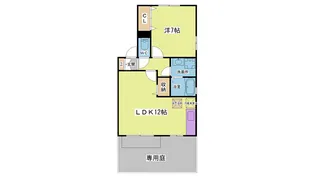 ソレアード【2階】の間取り