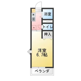 コンフォール菖蒲池【2階】の間取り
