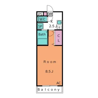 A・City宇頭【1階】の間取り