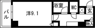フェスタ天神【5階】の間取り