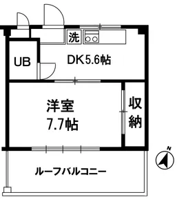 トモエレジデンス北野【3階】の間取り